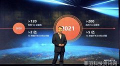 联发科2021年全球5G智能手机出货量将达5亿部实现